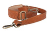 Trageriemen aus braunem Kalbsleder Detail | Victus' Duffle