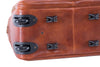Trolleytasche aus braunem Kalbsleder Bodenansicht | Council's Trolley X